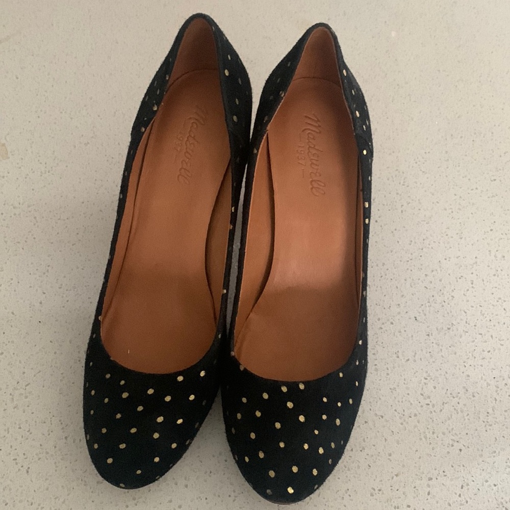 Madewell Frankie polka dot pumps